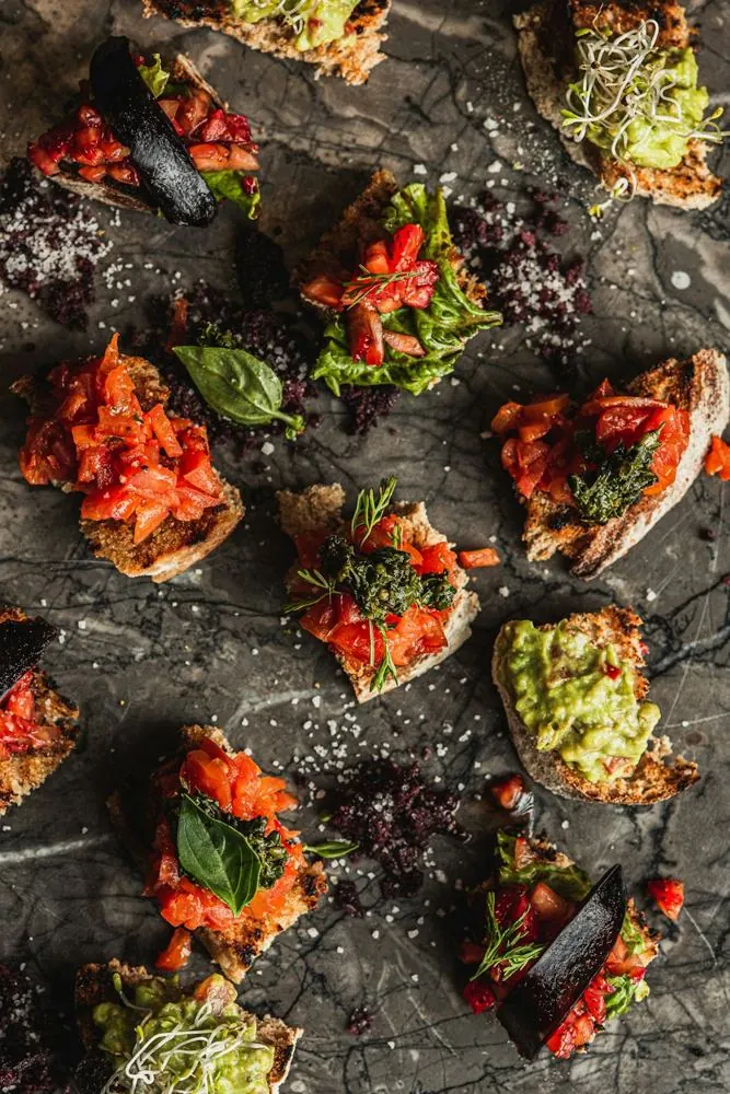 Bruschetta selection