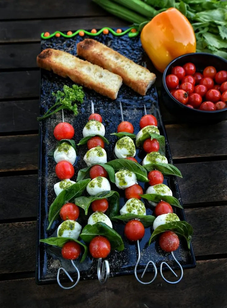 Caprese skewers